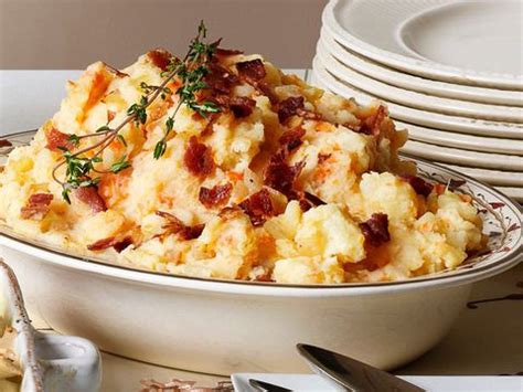 golden-mashed-potatoes-with-fried-onions-and-bacon image