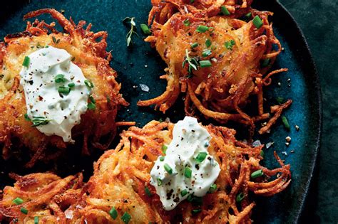 frenchified-latkes-with-chive-sour-cream-house image