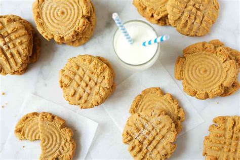 classic-peanut-butter-cookies-recipe-king-arthur-baking image
