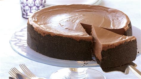triple-chocolate-cheesecake-recipe-finecooking image