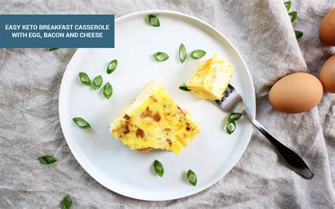 keto-breakfast-casserole-with-bacon-egg-and-cheese image