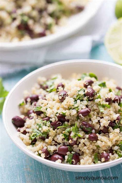 quinoa-black-bean-salad-with-cilantro-and-lime image