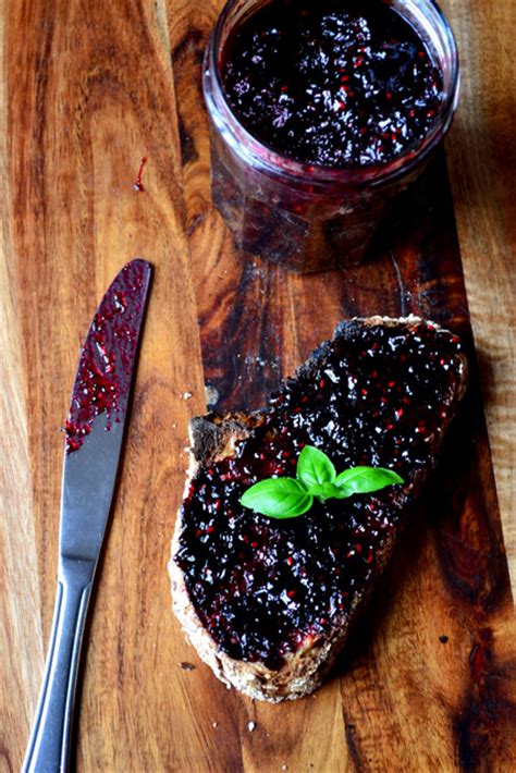 blackberry-and-basil-jam-frugalfeeding image