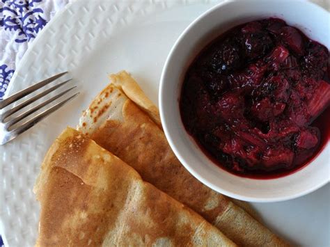 crepes-with-blackberry-rhubarb-compote image