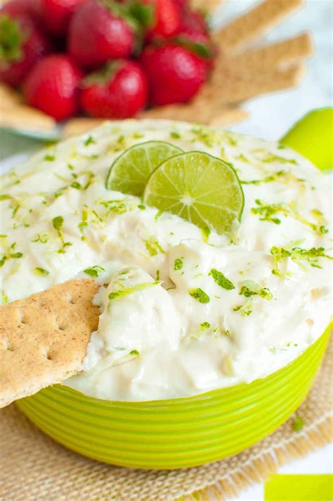key-lime-pie-dip-with-cream-cheese-dip-recipe-creations image