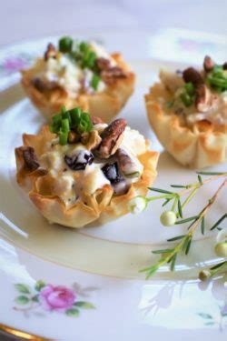 cranberry-pecan-chicken-salad-in-phyllo-cups image