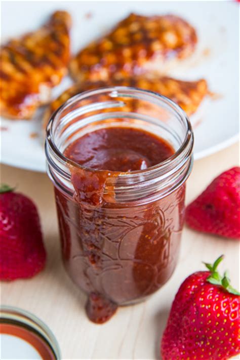 roasted-strawberry-bbq-sauce-closet-cooking image