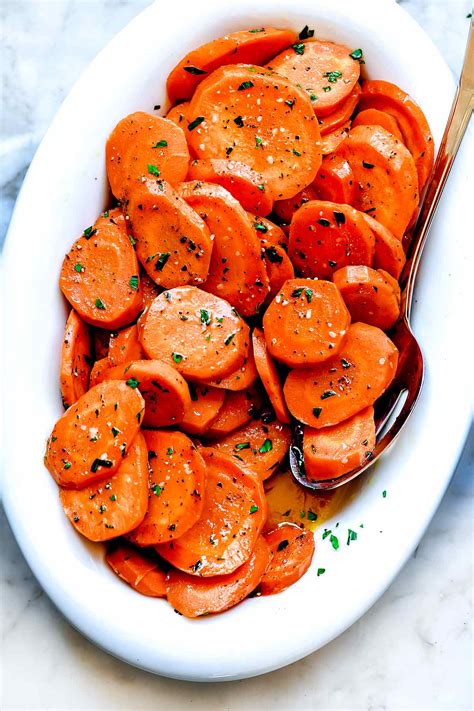 easy-brown-sugar-glazed-carrots-one-pan-side-dish image