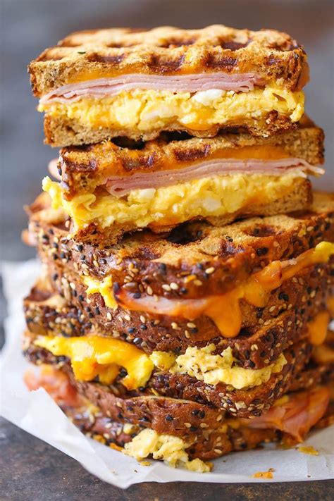 ham-egg-and-cheese-grilled-cheese-damn-delicious image