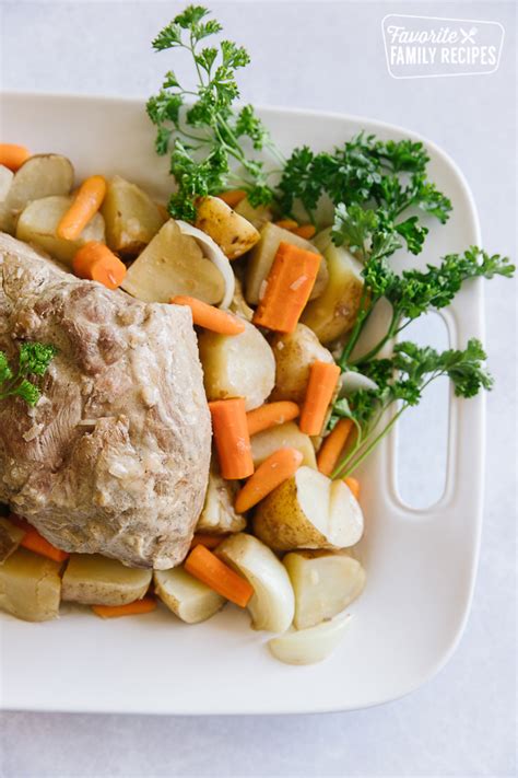crock-pot-pork-roast-and-vegetables-favorite-family image