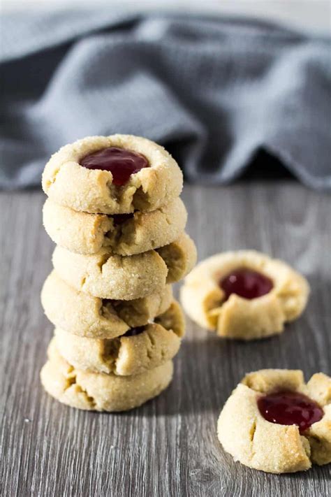 peanut-butter-jam-thumbprint-cookies-marshas image