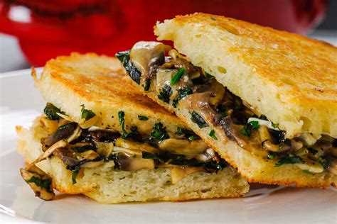 grilled-mushroom-sandwich-recipe-with-herbs image