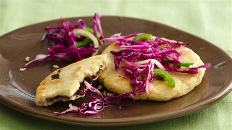 salvadorean-pupusas-with-pickled-cabbage image