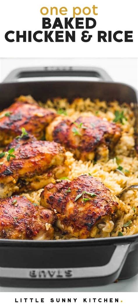 oven-baked-chicken-and-rice-little-sunny-kitchen image