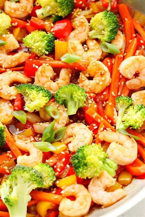 easy-shrimp-stir-fry-crunchy-creamy-sweet image