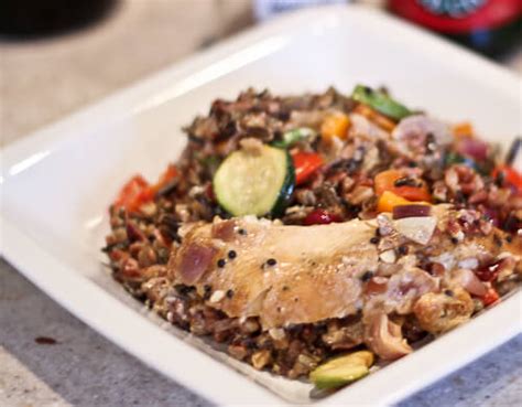 herbed-chicken-casserole-with-wild-rice-red-rice-and image