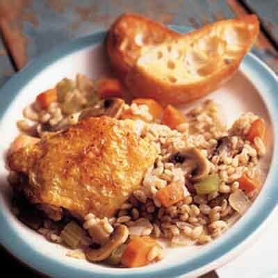 slow-cooker-mushroom-barley-chicken-recipe-land image