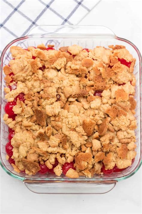 homemade-cherry-crumble-recipe-bless-this-mess image