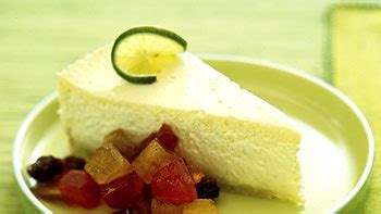 key-lime-cheesecake-with-tropical-dried-fruit-chutney image