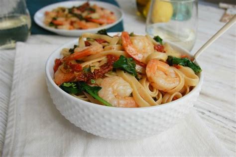 shrimp-scampi-with-sun-dried-tomatoes-a-cedar-spoon image