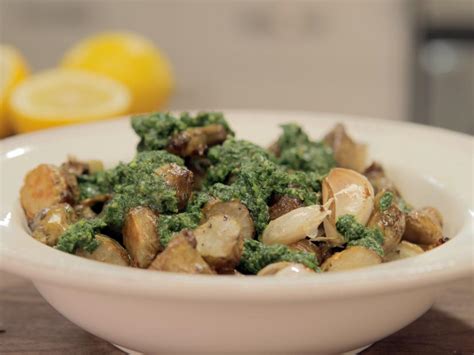 roasted-sunchokes-with-salsa-verde-cooking-channel image