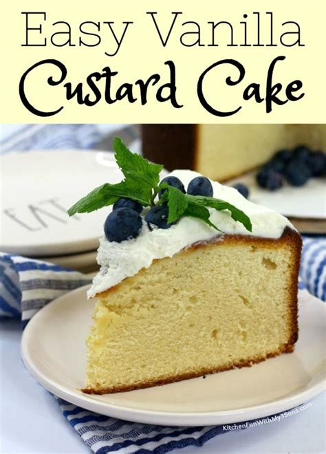 easy-vanilla-custard-cake image