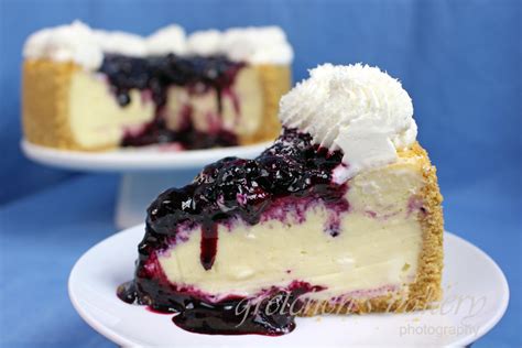 vegan-white-chocolate-blueberry-cheesecake image