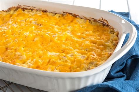 cheesy-hashbrown-potato-casserole-recipe-food image