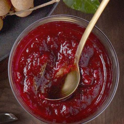 cranberry-chutney-with-ginger-and-orange-food image
