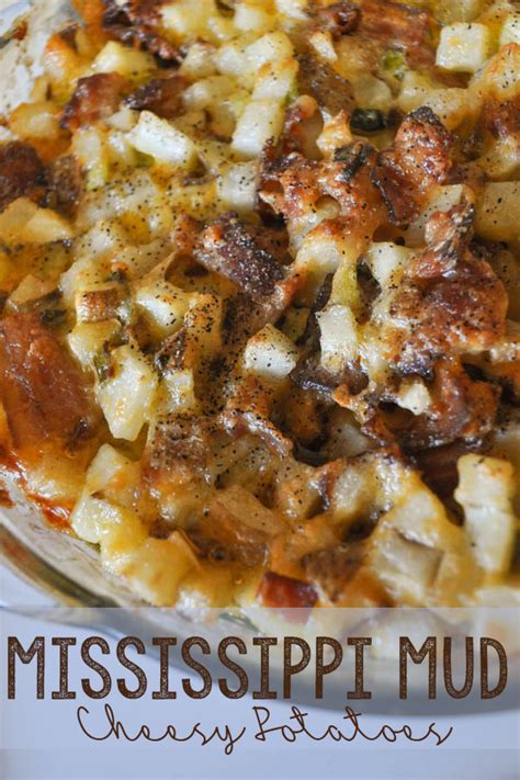 mississippi-mud-cheesy-potatoes-mama-plus-one image