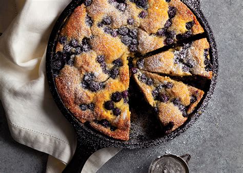 blueberry-cornmeal-skillet-cake-bake-from-scratch image