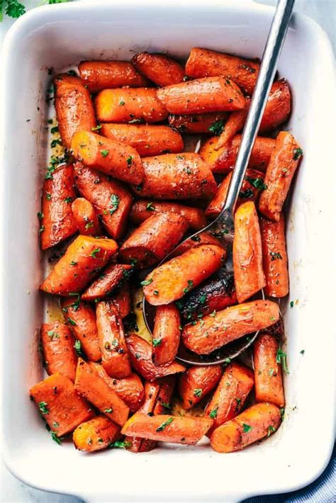 roasted-brown-butter-honey-garlic-carrots-the image