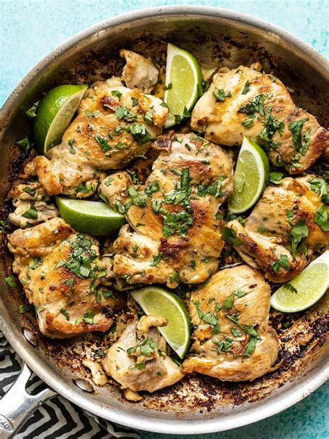easy-cilantro-lime-chicken-budget-bytes image