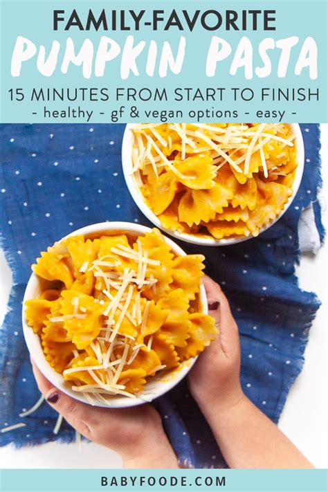 family-favorite-pumpkin-pasta-15-minute-dinner-baby image