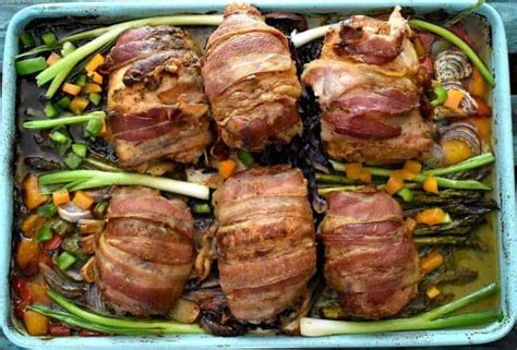 keto-bacon-wrapped-tex-mex-chicken-sheet-pan-dinner image