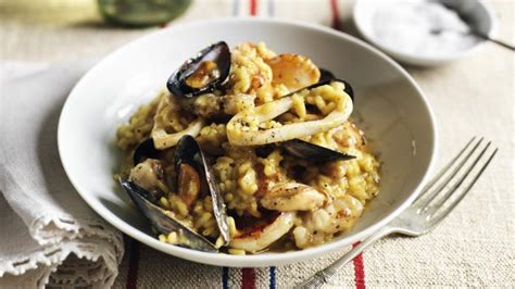seafood-risotto-recipe-bbc-food image