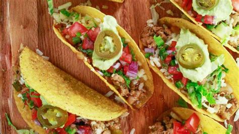 white-chili-turkey-tacos-recipe-rachael-ray-show image