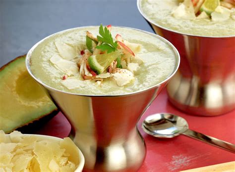 creamy-avocado-soup-with-crabmeat-salad-emily-ellyn image