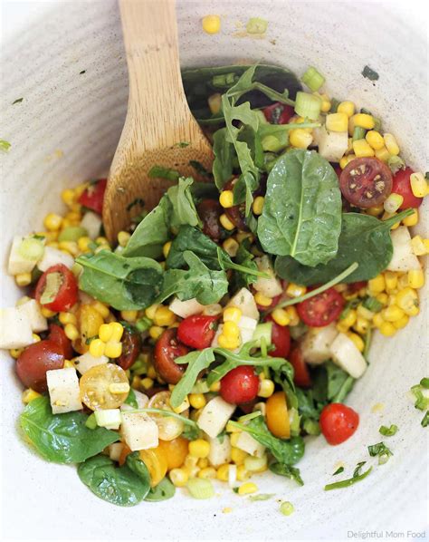lemony-corn-and-tomato-salad-delightful-mom-food image