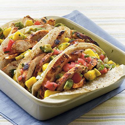 chicken-tacos-with-mango-avocado-salsa-recipe-myrecipes image