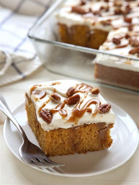 pumpkin-caramel-poke-cake-completely-delicious image
