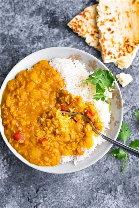 easy-red-lentil-dal-recipe-sweet-peas-and-saffron image