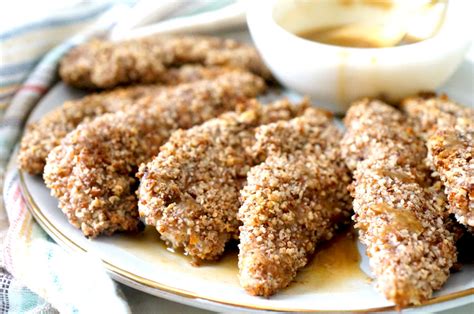 pecan-crusted-chicken-tenders-with-maple-dijon image