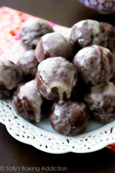 glazed-chocolate-donut-holes-sallys-baking image