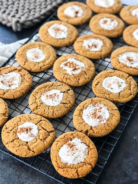 white-chocolate-ginger-thumbprint-cookies-a-pretty image
