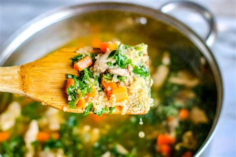 hearty-chicken-kale-quinoa-soup-love-these image