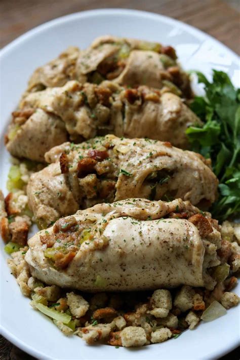 instant-pot-chicken-stuffing-with-gravy-moms-dinner image