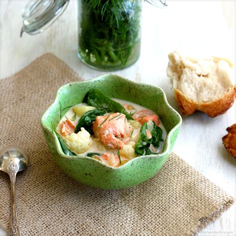 salmon-and-spinach-chowder-tastefood image