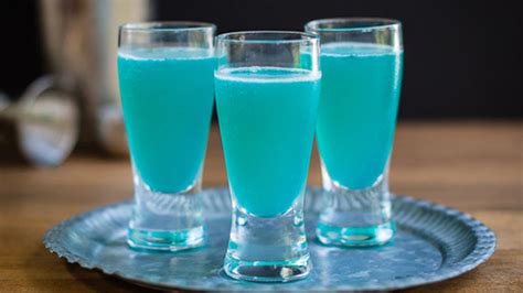 turquoise-rum-coconut-and-pineapple-shots image