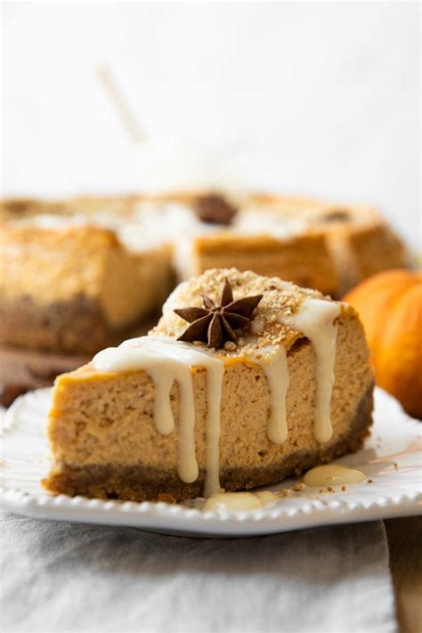 the-best-bourbon-pumpkin-cheesecake-desserts image